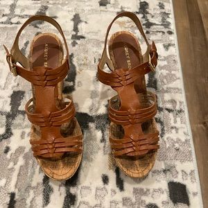 Cork, wedge, sandals